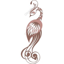 Stylized Graceful Bird