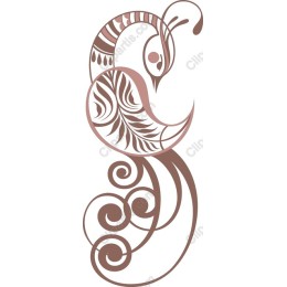 Elegant Stylized Bird