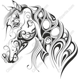 Stylized Horse Head
