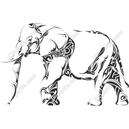 Tribal Elegance Elephant
