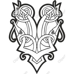Nordic Heart Motif