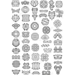 Intricate Collection - 60 Unique s