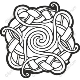Intricate Interwoven Spiral Pattern