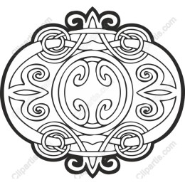 Elegant Floral Ornament