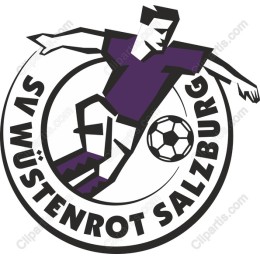 SV W?stenrot Salzburg Dynamic Soccer Logo