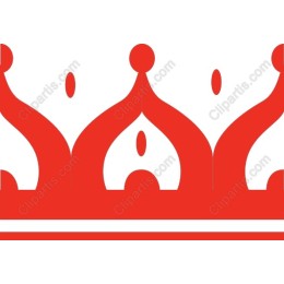 Elegant Red Royal Crown
