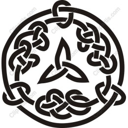 Intricate Knot Triskelion