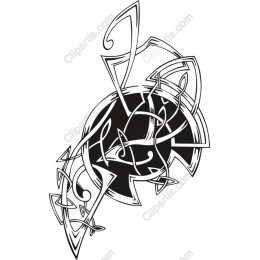 Intricate Abstract in Black and White