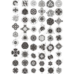 Intricate Black and White Bundle - 100 Unique s