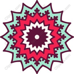 Vibrant Floral Mandala