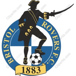 Bristol Rovers FC Vintage Pirate Logo
