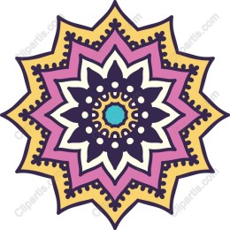 Vibrant Mandala Decorative