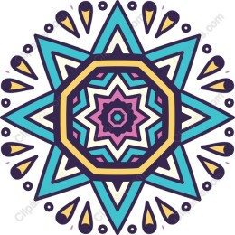 Geometric Star Mandala