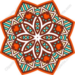 Geometric Star Mandala
