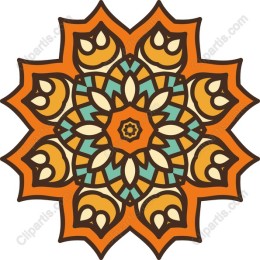 Vibrant Floral Mandala