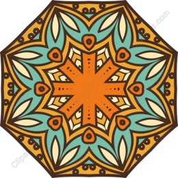Vibrant Octagonal Mandala