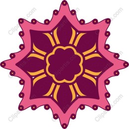 Vibrant Starburst Mandala