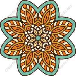 Ornate Floral Mandala