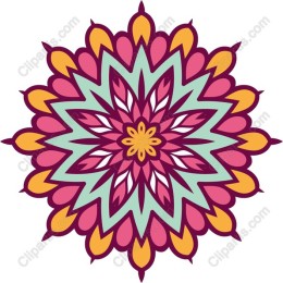 Radiant Floral Mandala