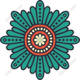 Vibrant Floral Mandala