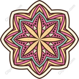 Colorful Star Mandala