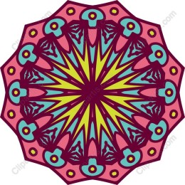 Geometric Floral Mandala
