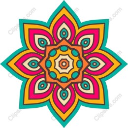 Vibrant Flower Mandala