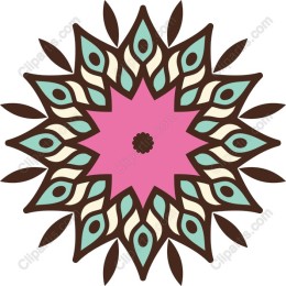 Vibrant Flower Mandala
