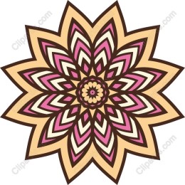 Vibrant Floral Mandala