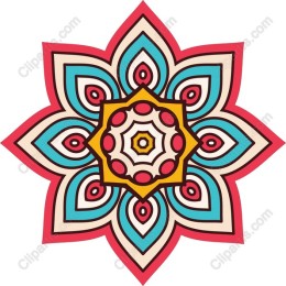 Vibrant Ornamental Star