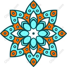 Vibrant Floral Mandala