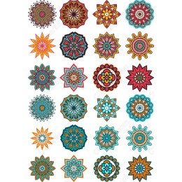 Mandala Set - 24 Unique Mandala