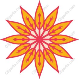 Vibrant Multi-Petal Flower
