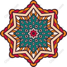 Geometric Star Mandala