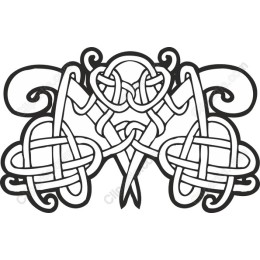 Elegant Celtic Knot Drawing