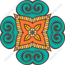 Ornate Floral Mandala