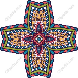 Colorful Cross Pattern