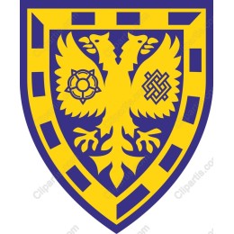 Majestic Two-Headed Eagle Heraldic Shield