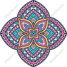 Vibrant Mandala Flower