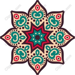 Vibrant Star-Shaped Ornamental