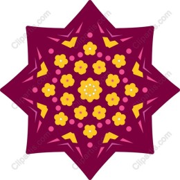 Vibrant Floral Mandala