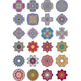 Mandala Set - 24 Intricate s