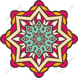 Vibrant Geometric Mandala work