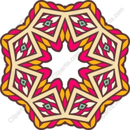Vibrant Floral Mandala