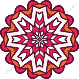Geometric Floral Mandala