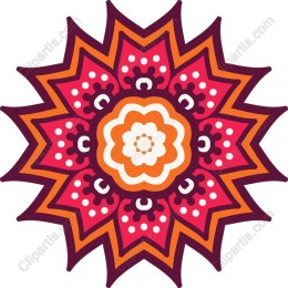 Radiant Floral Mandala