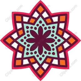 Vibrant Star Motif