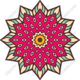 Radiant Floral Mandala