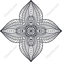 Intricate Mandala Flower