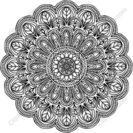 Mandala Leaf Pattern